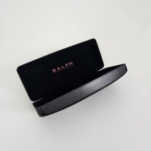 Ralph Lauren Black Authentic Hard Clamshell Sunglasses Glasses Case with Logo